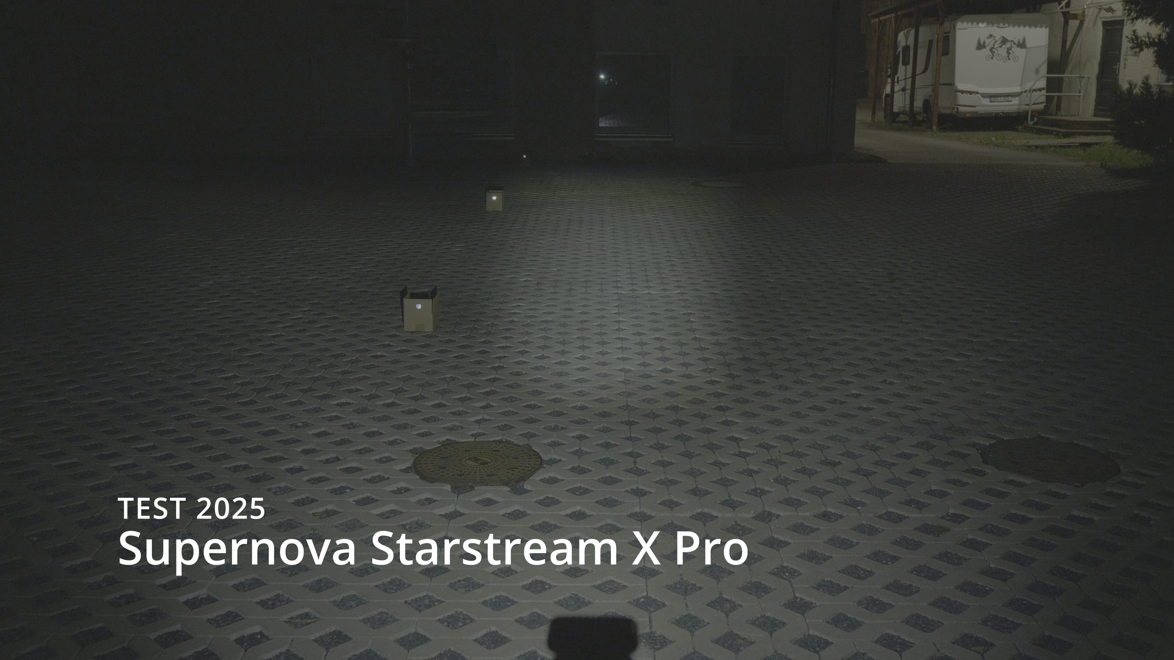 Supernova Starstream X PRO - Headlight test low beam