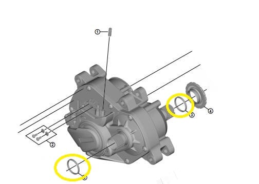 SHIMANO spacer ring for drive axle STEPS drive unit DU-E8000