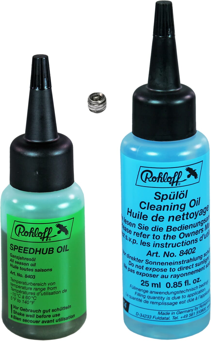 Rohloff Oil of SPEEDHUB 500/14 - Set 25 ml (all-season oil + flushing oil)