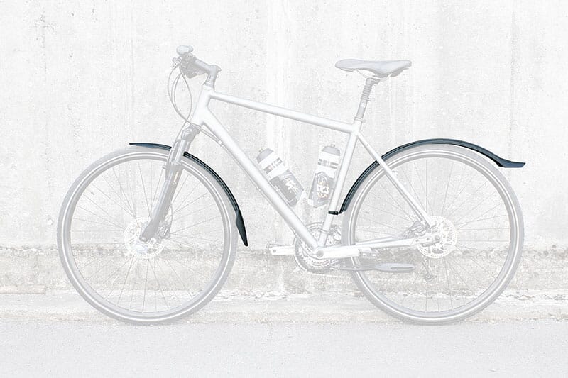 SKS Velo 55 Cross mudguard on bike