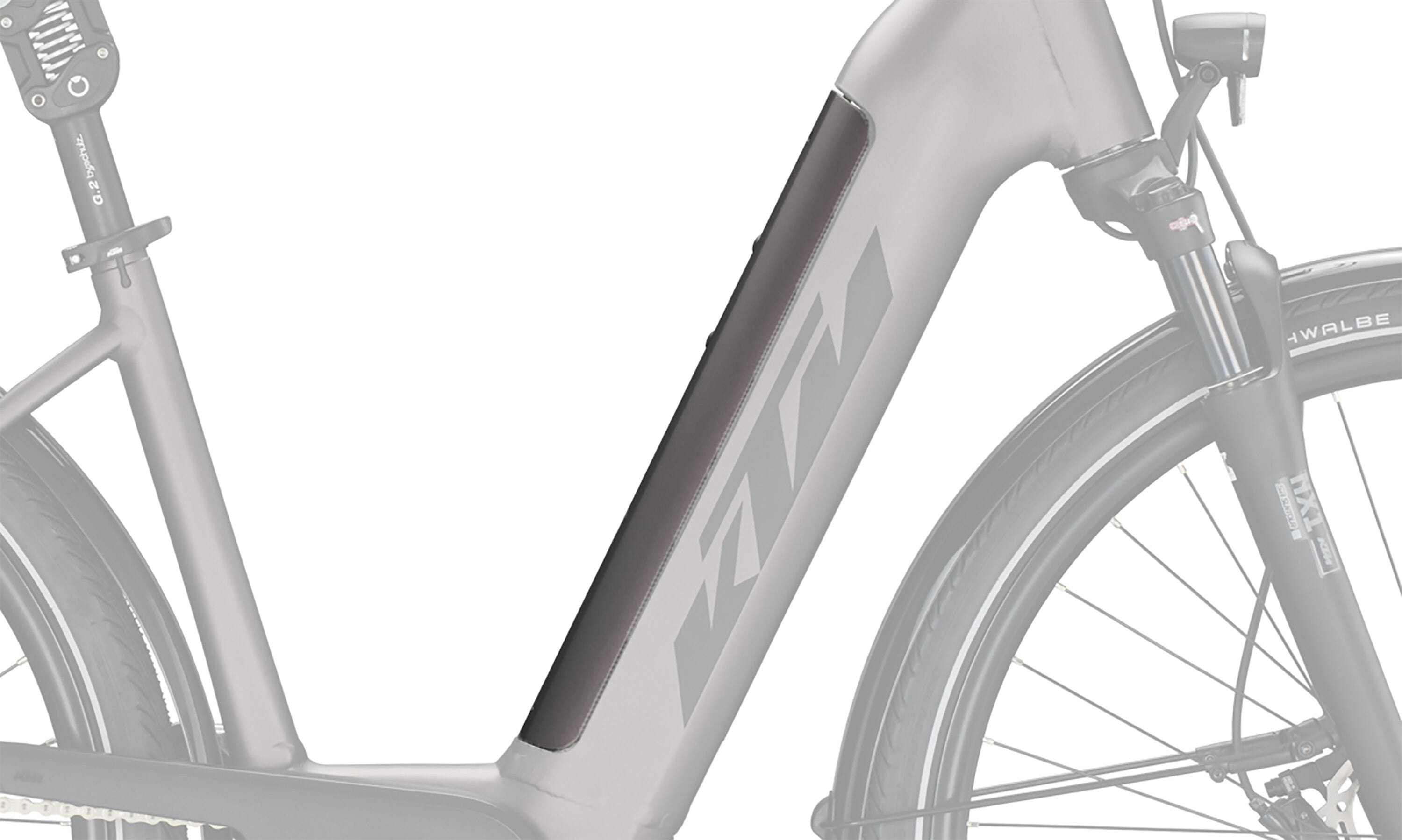 KTM PowerTube 625 battery cover - 2023/24 low step-through Elderberry Matt