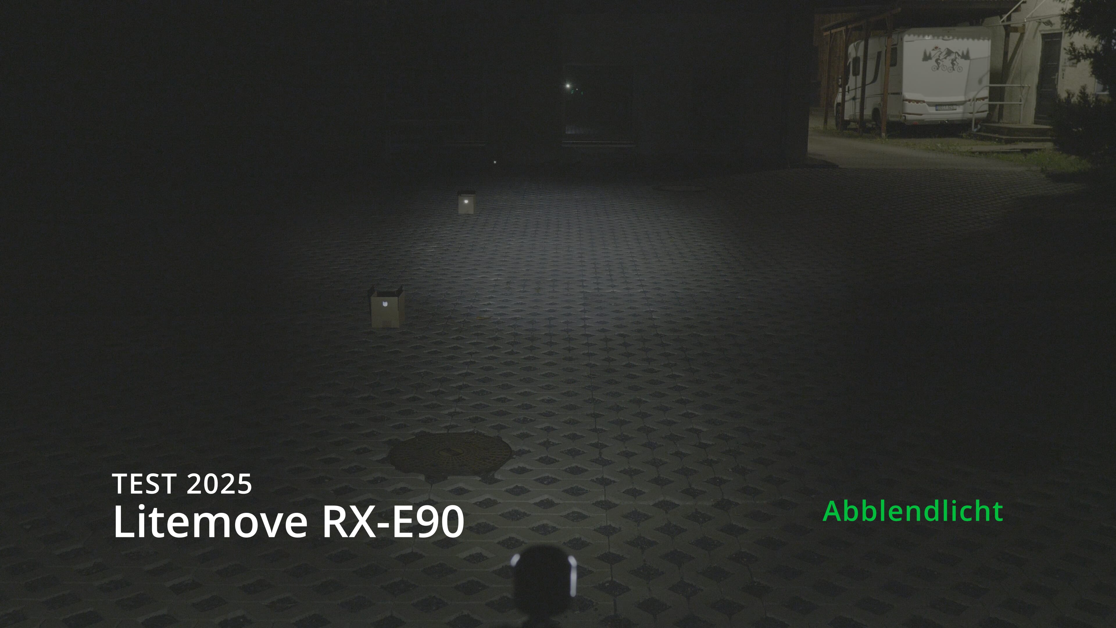 Litemove RX-E90 - Headlight test low beam