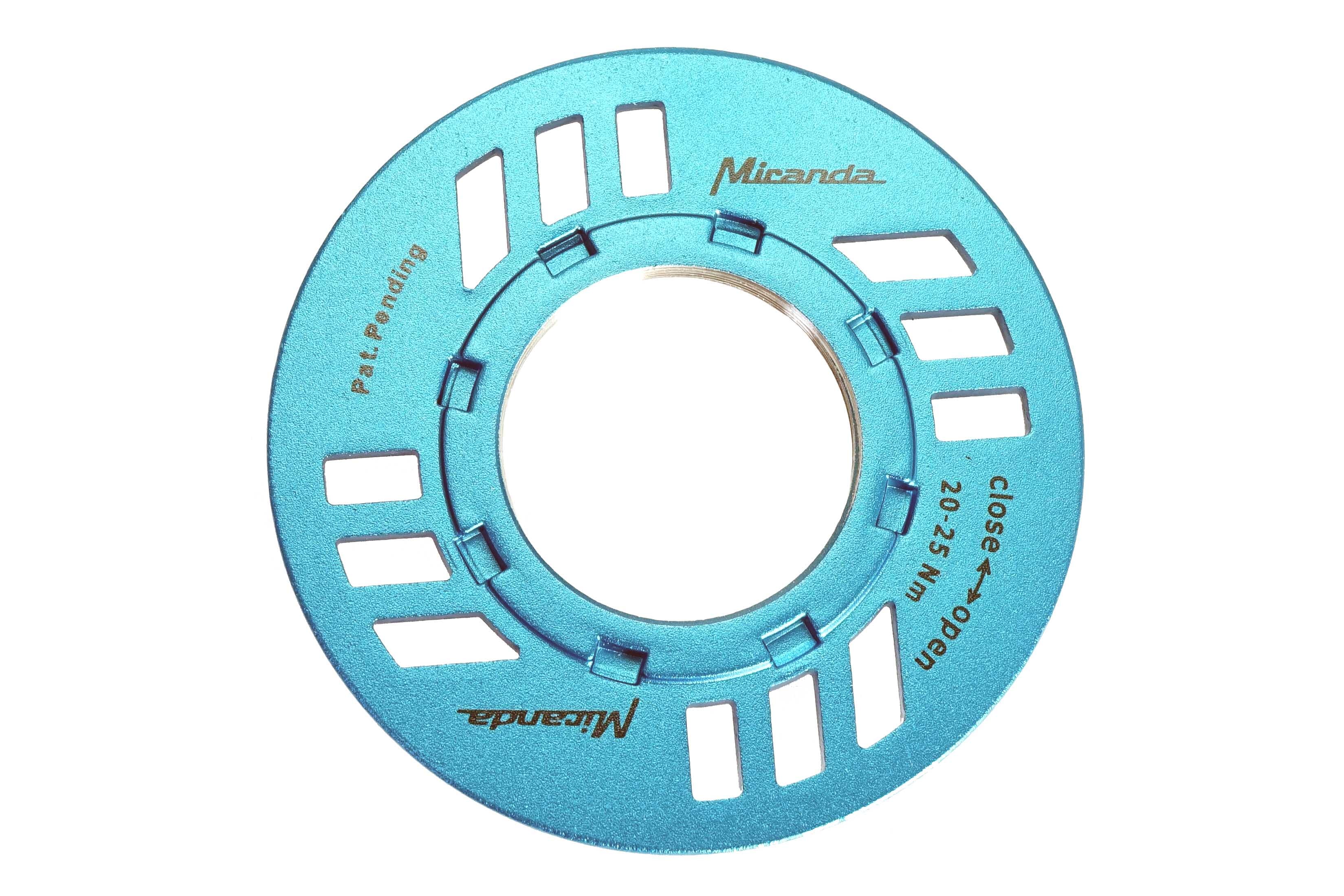 Miranda E-Bike locking ring incl. chain guard for Bosch blue
