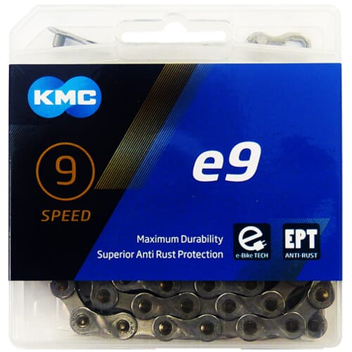 KMC e9 EPT - eBike chain - 136 links silver