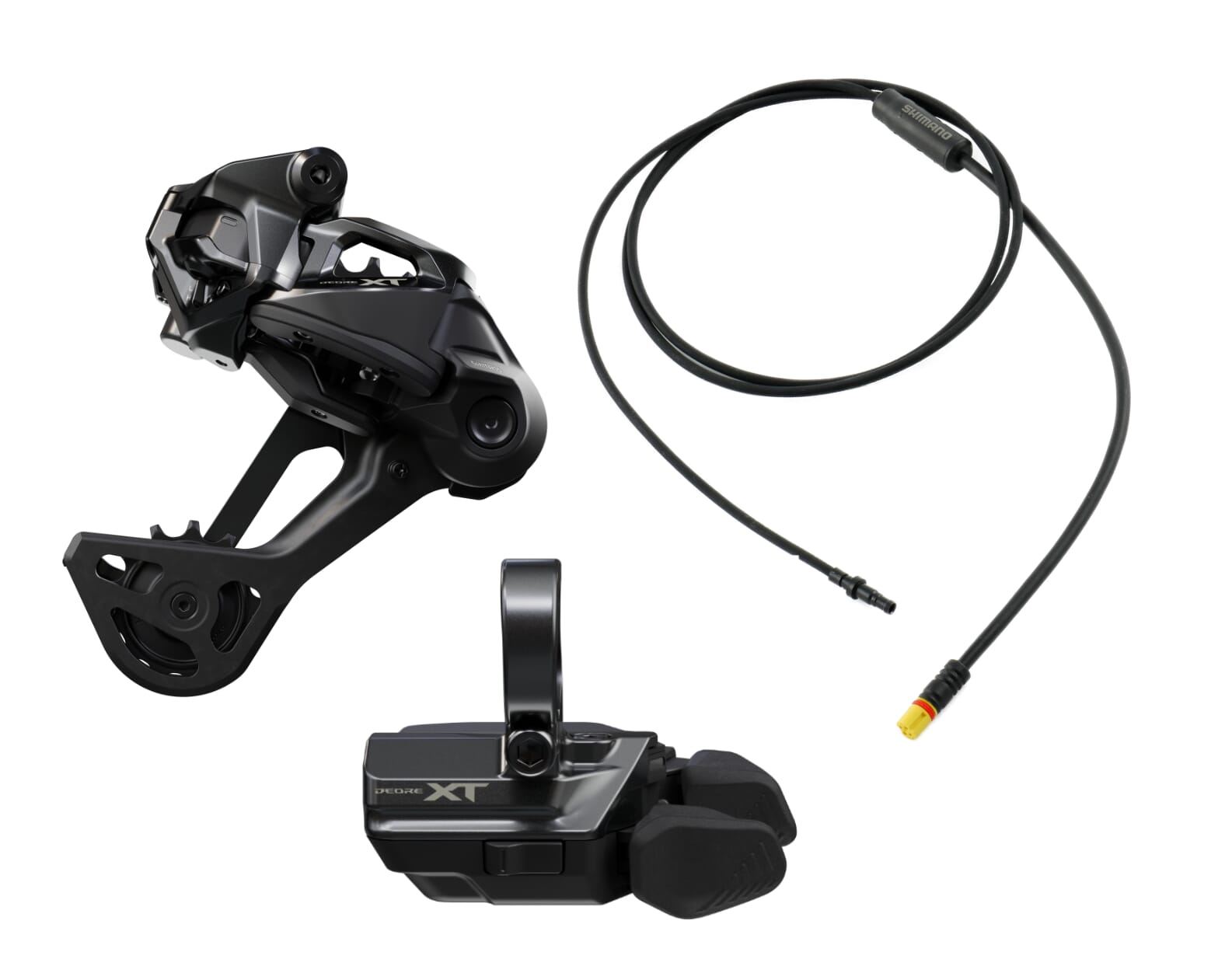 Shimano Deore XT Di2 retrofit set for Bosch Smart System 12-speed shifter with clamp