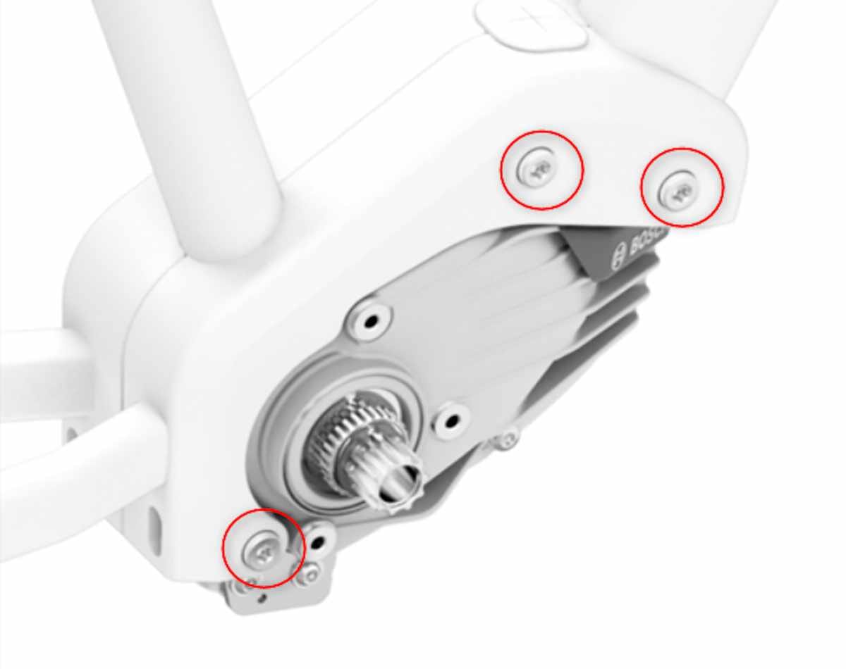 Bosch Gen.4 Motor mit TORX PLUS® 40IP Schrauben