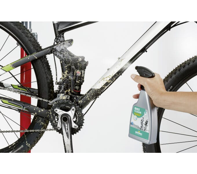 Motorex Bike Clean Fahrradreiniger im Einsatz
