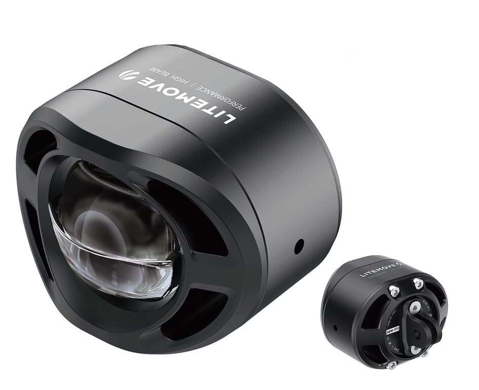 Litemove AEW-170 eBike Headlight, wide beam 10 m