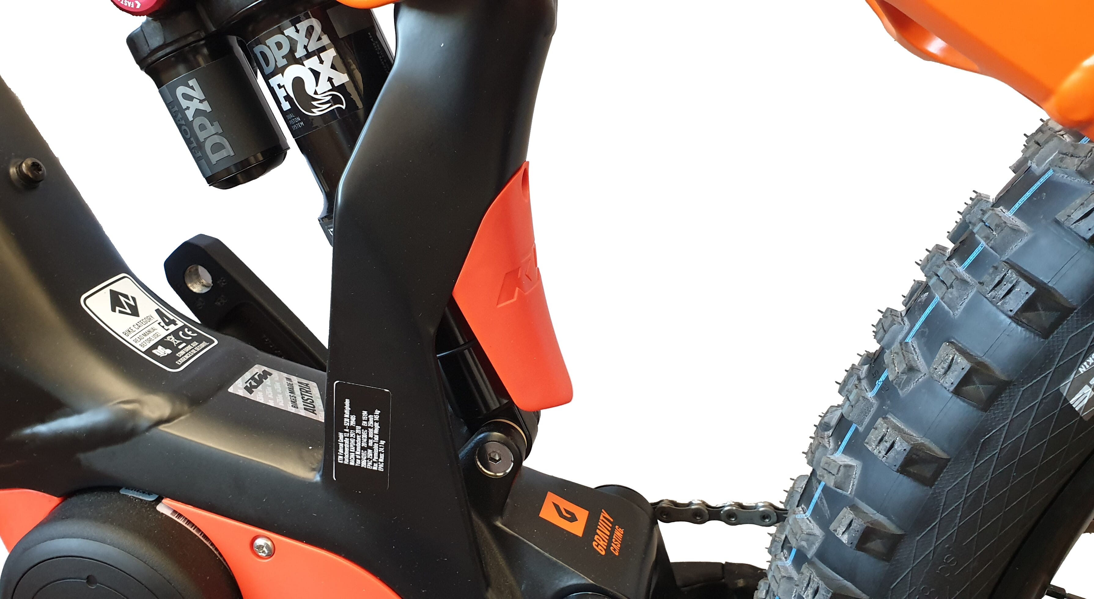 KTM damper protector