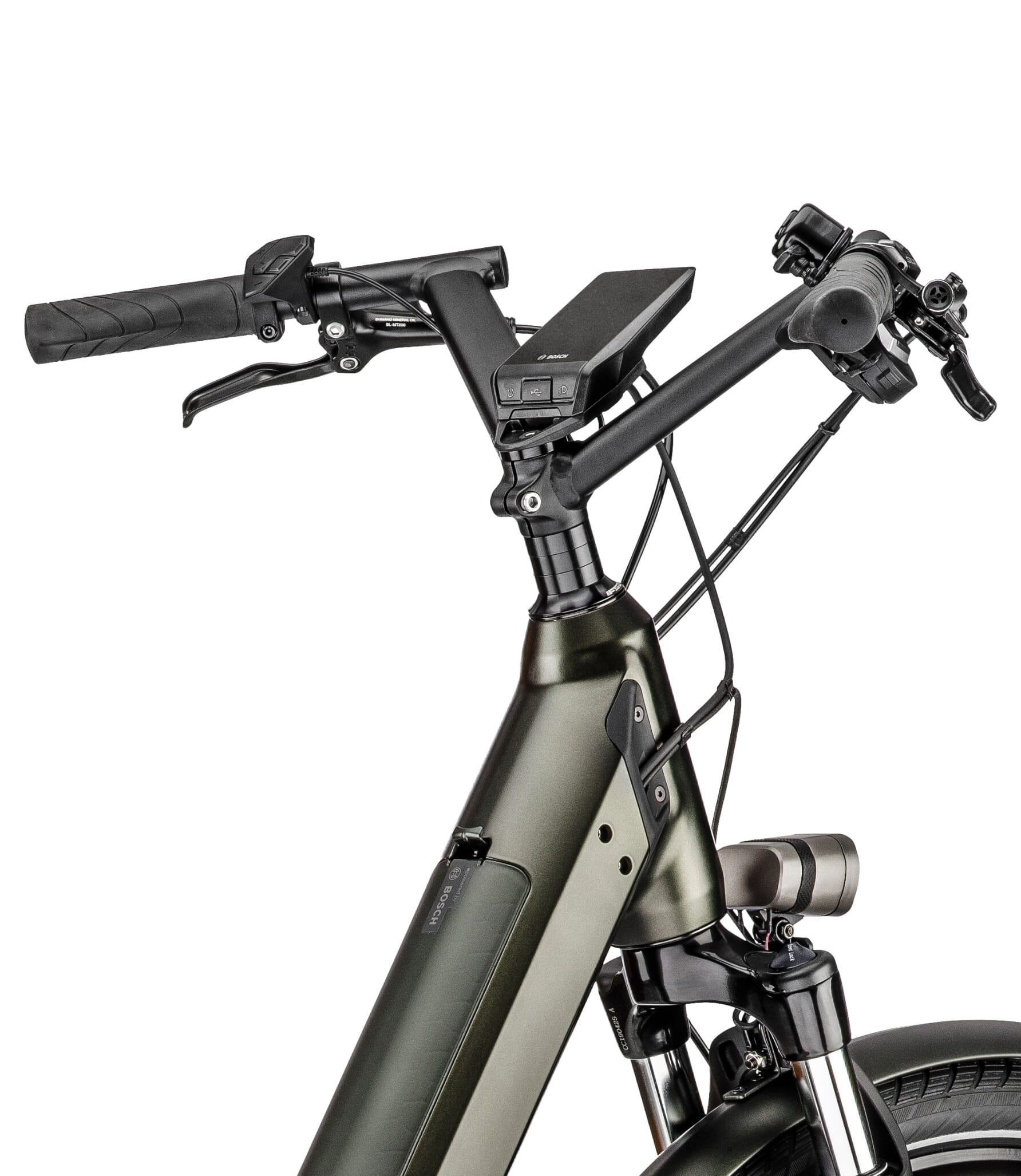 Moustache Samedi 28 bracket for Nyon Gen.2 display - mounted