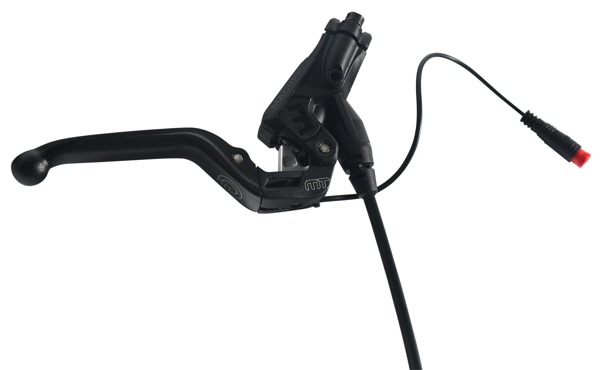 Flyer/Magura front disc brake, without disc, with adapter brake light connection for Flyer/FIT D1 display