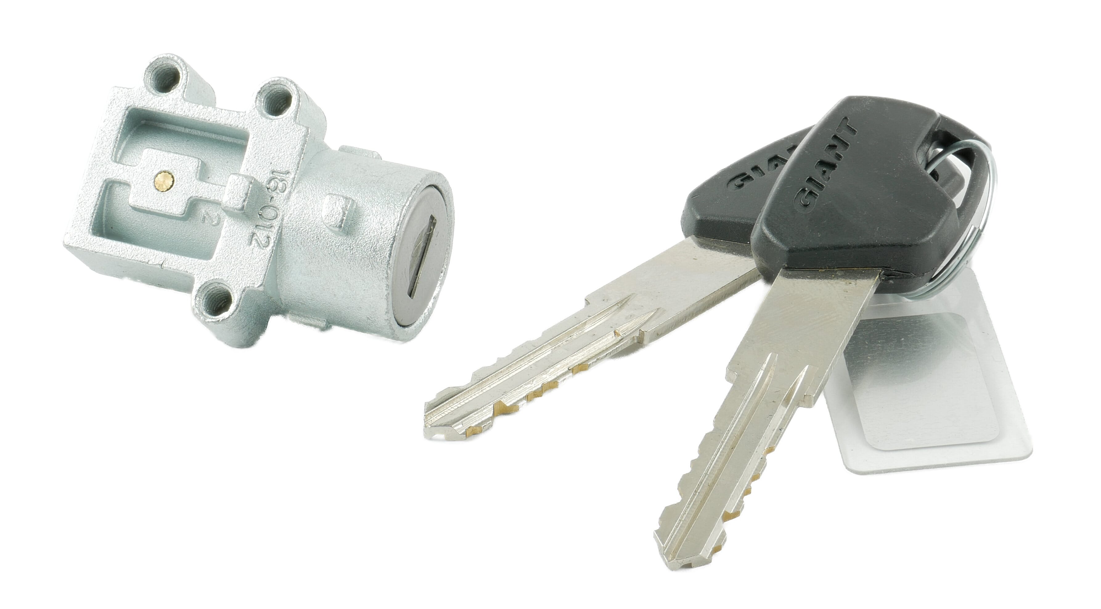 ABUS lock cylinder for Giant Downtube battery - bottom