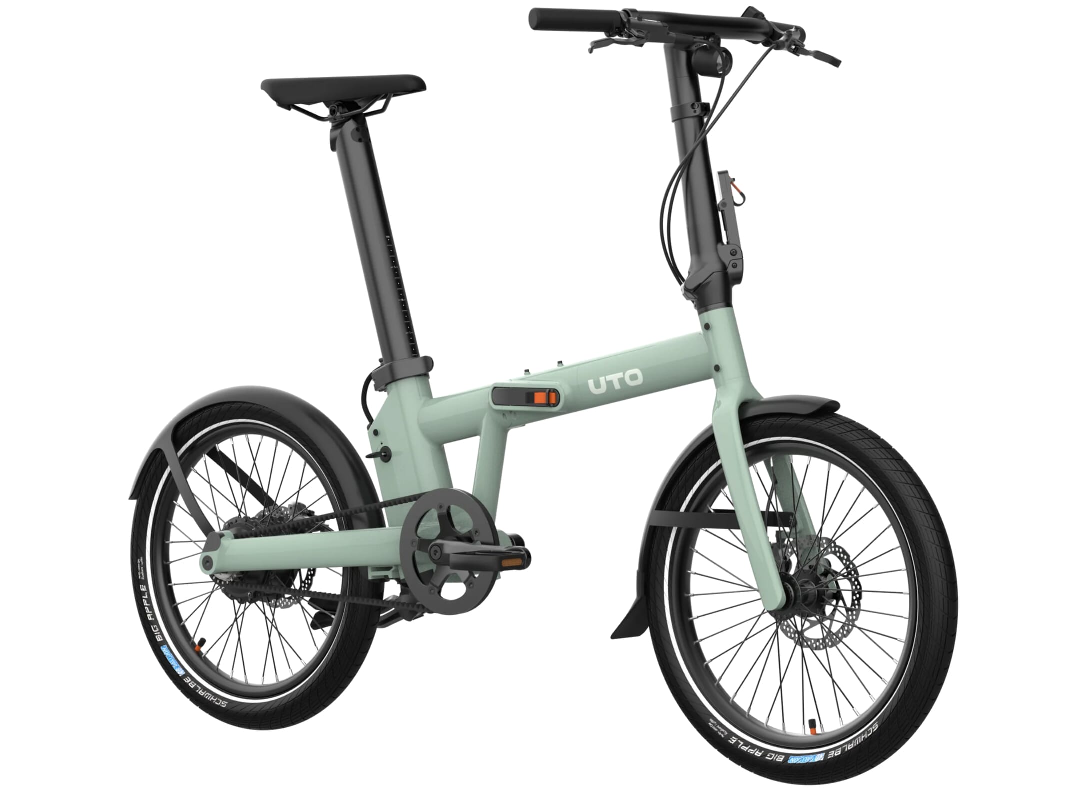 Uto Pro20 E-folding bike 2026 Smoke green - View 2