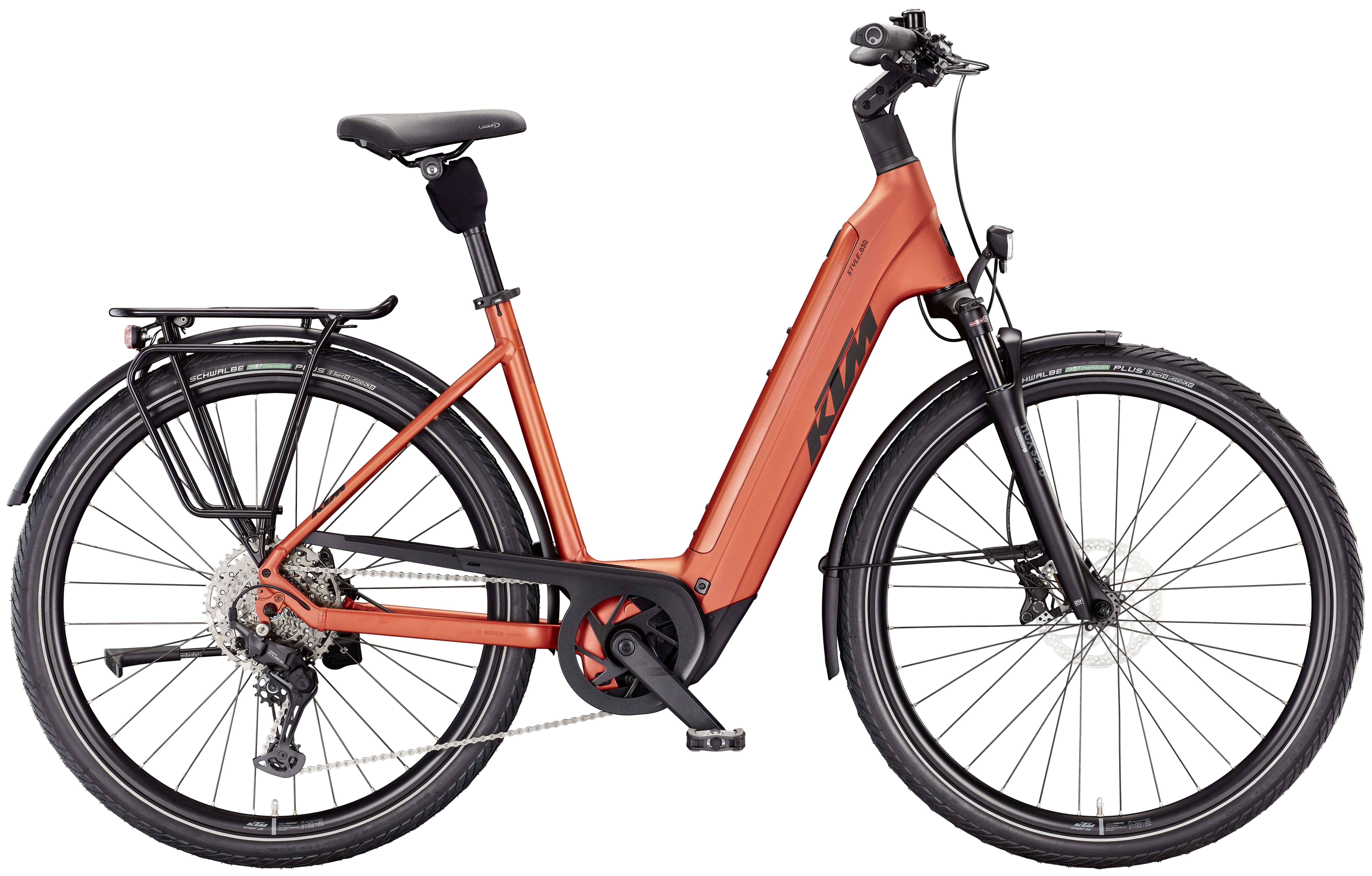 KTM Macina Style 830 - Burnt Orange Matt Step-through bike
