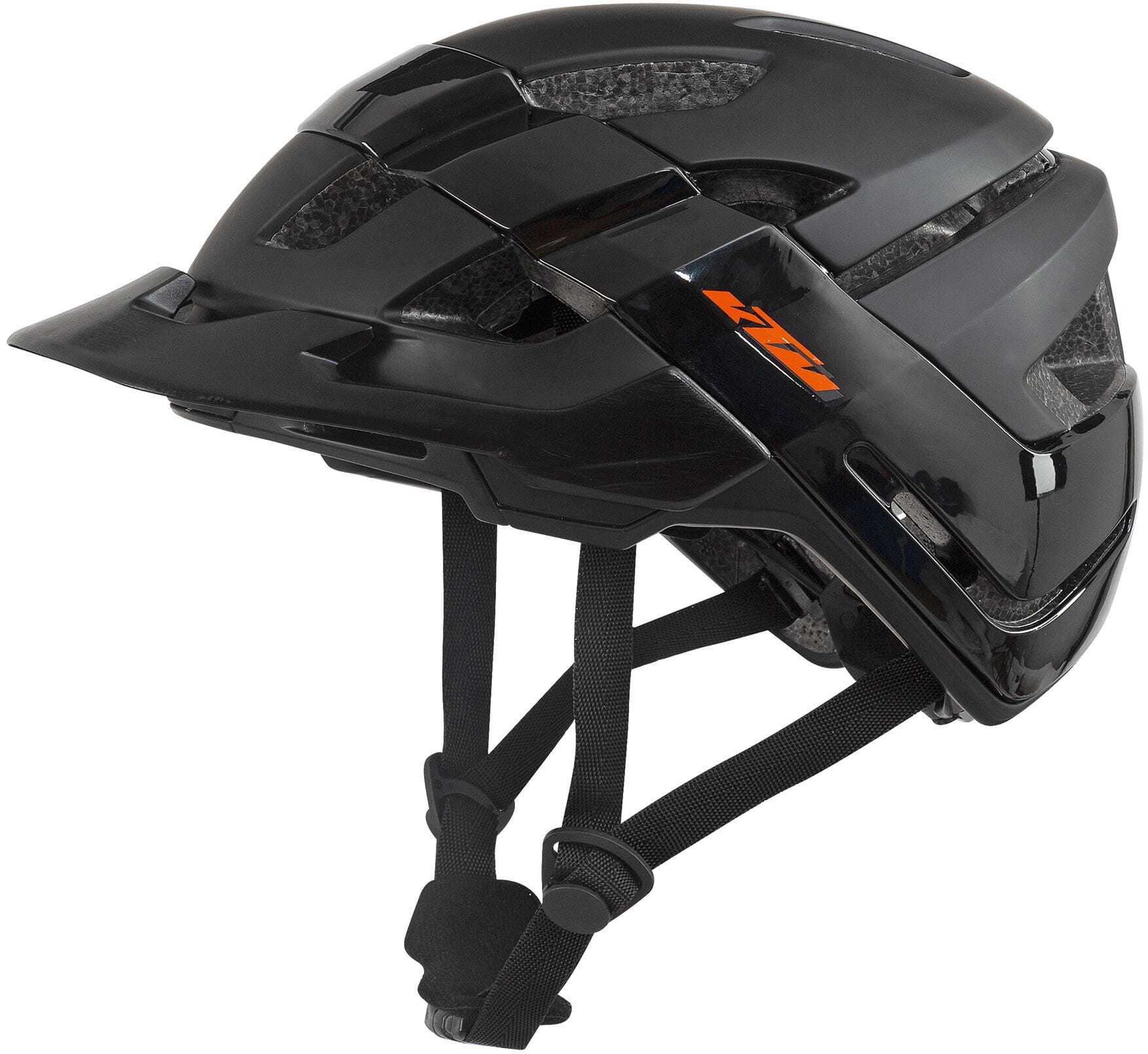KTM Factory Hybrid Bicycle Helmet black matt/black glossy