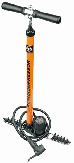 SKS Rennkompressor Standpumpe mit Multi Valve Ventilanschluss
