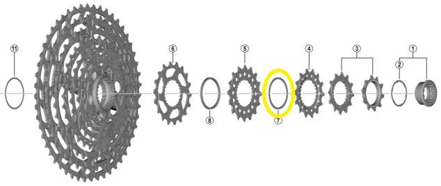 SHIMANO Spacer Y-0GX00300