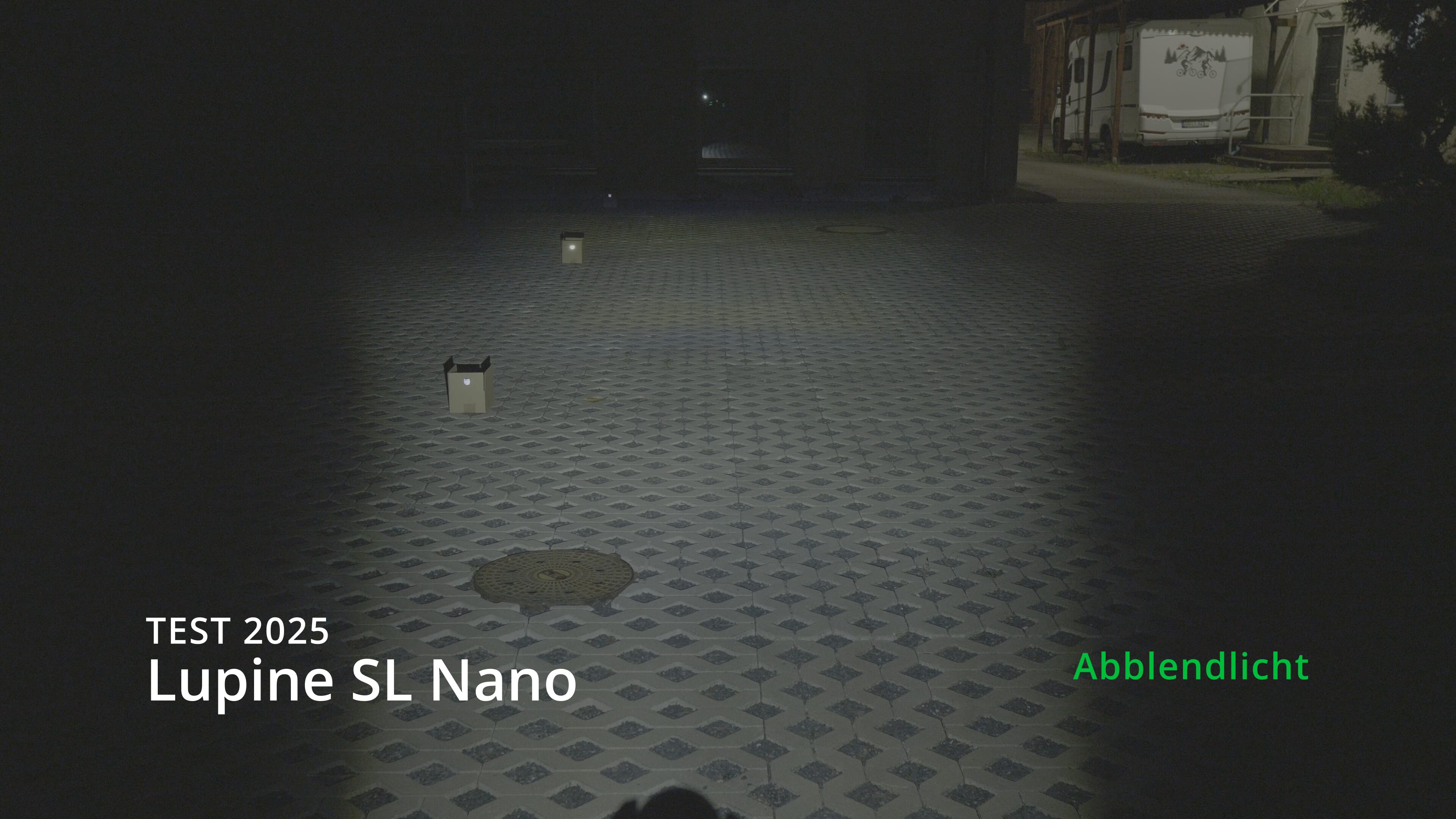 Lupine SL Nano Classic - Headlight test low beam