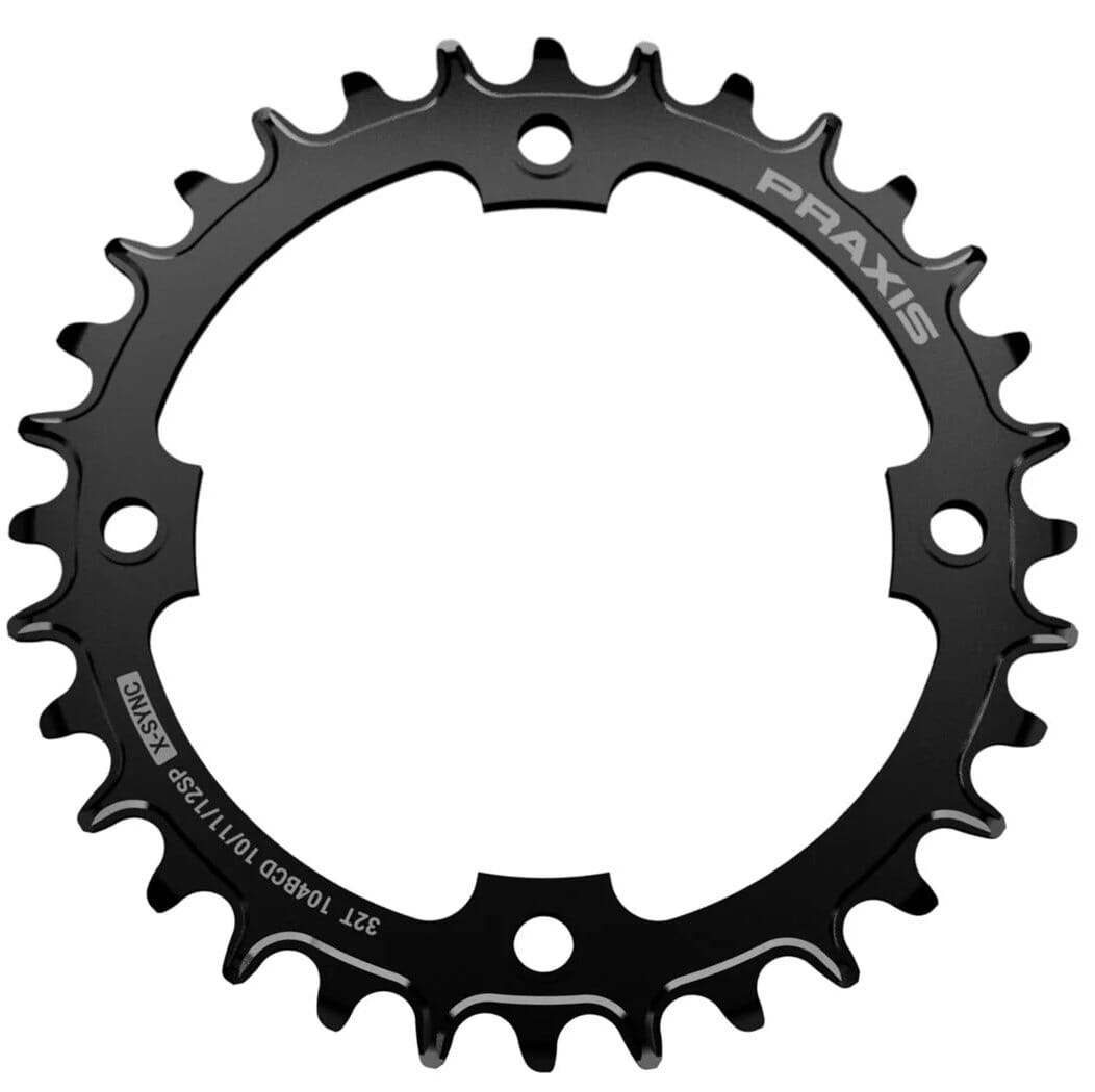 Praxis Works Wave™ Tech MTB chainring steel bolt circle 104