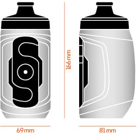 Fidlock Twist Trinkflasche Bike Base 450ml - size