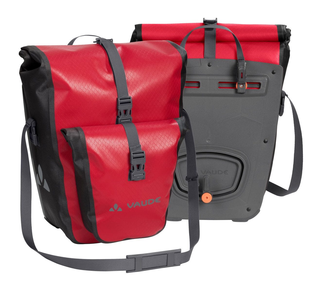 Vaude Aqua Back Plus E-Bike Rear Pannier Pair - red