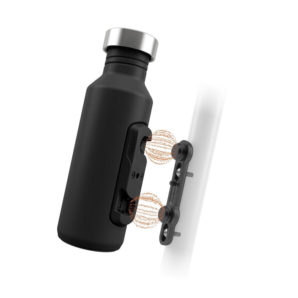 Fidlock Twist Steel Bottle 600 ml Black + Bike Base