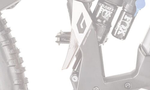 KTM damper protector matt white