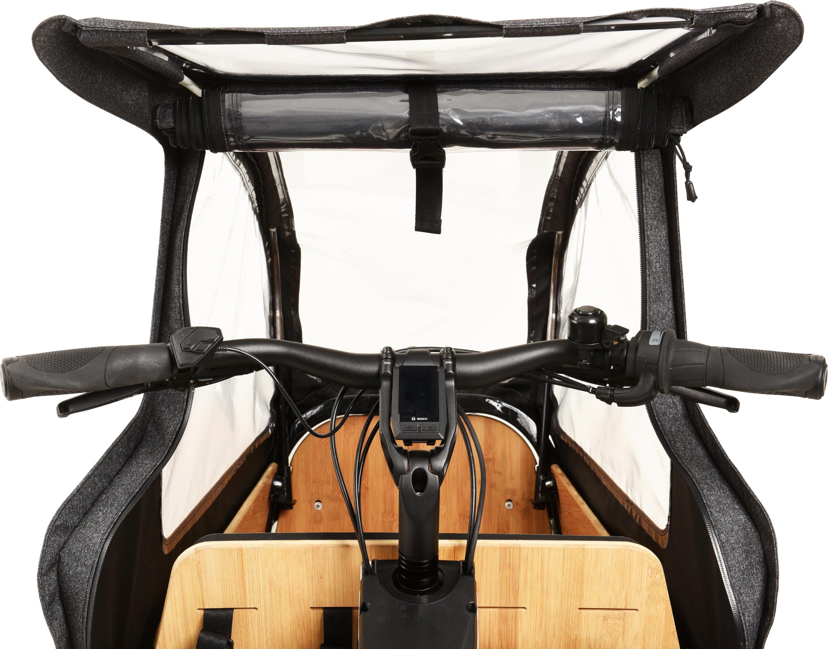 Bergamont Kids Rain Canopy - inside view