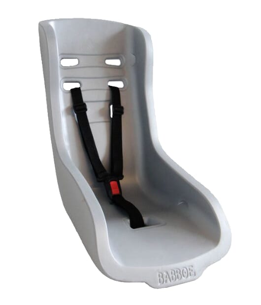 Babboe cargo bike toddler seat - grey