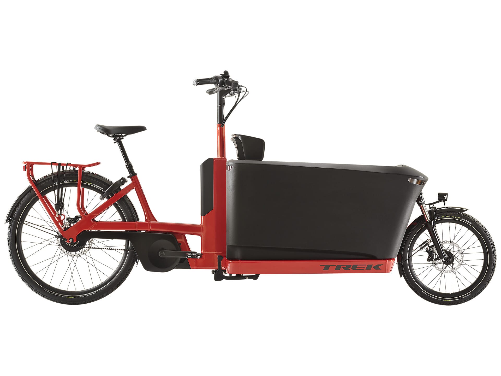 Trek Fetch+ 4 Cargo Bike 2023 lava