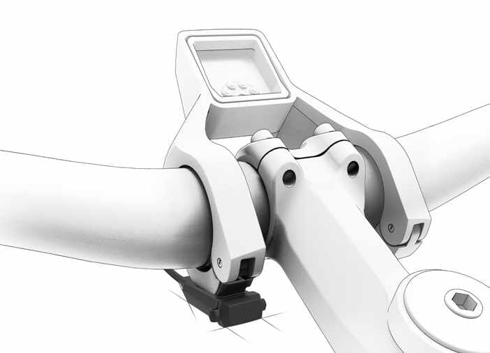 FIT 2.0 USB-C charging socket mounting on display holder