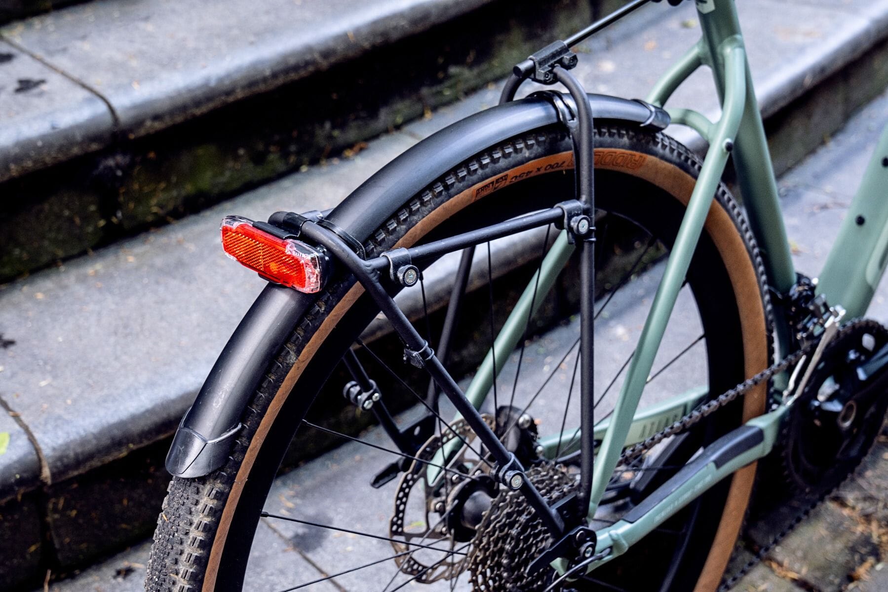 Ortlieb Quick Rack Schutzblech montiert
