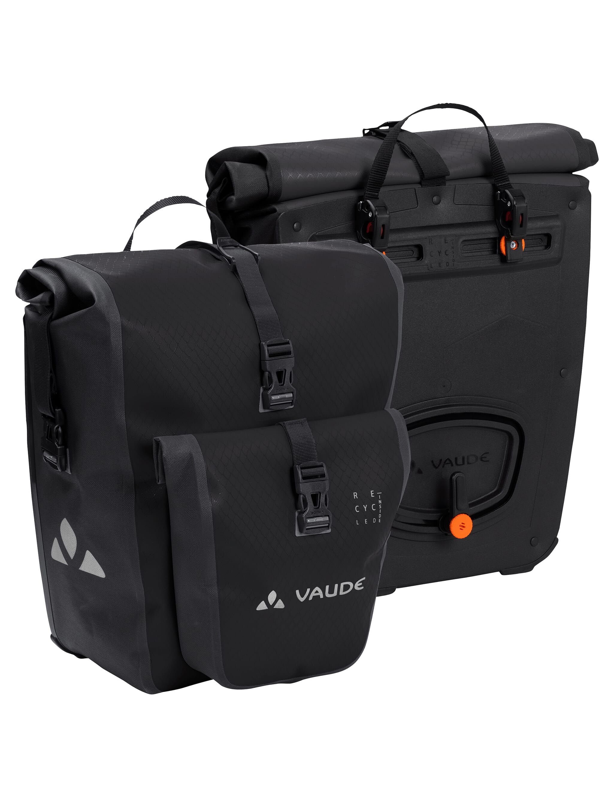 Vaude Aqua Back Plus (recycled) rear pannier pair - black