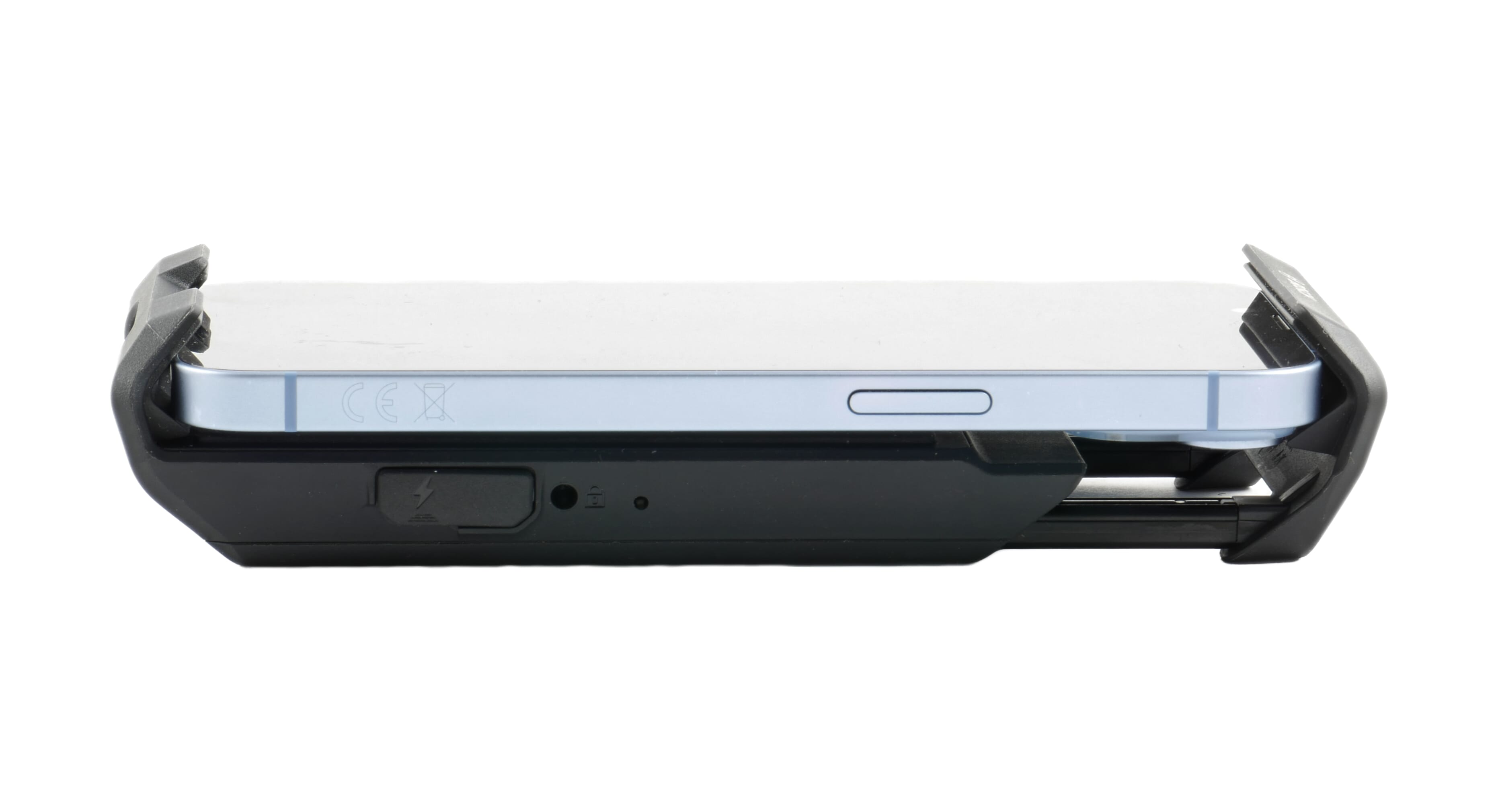 Bosch SmartphoneGrip vertical - extended with smartphone
