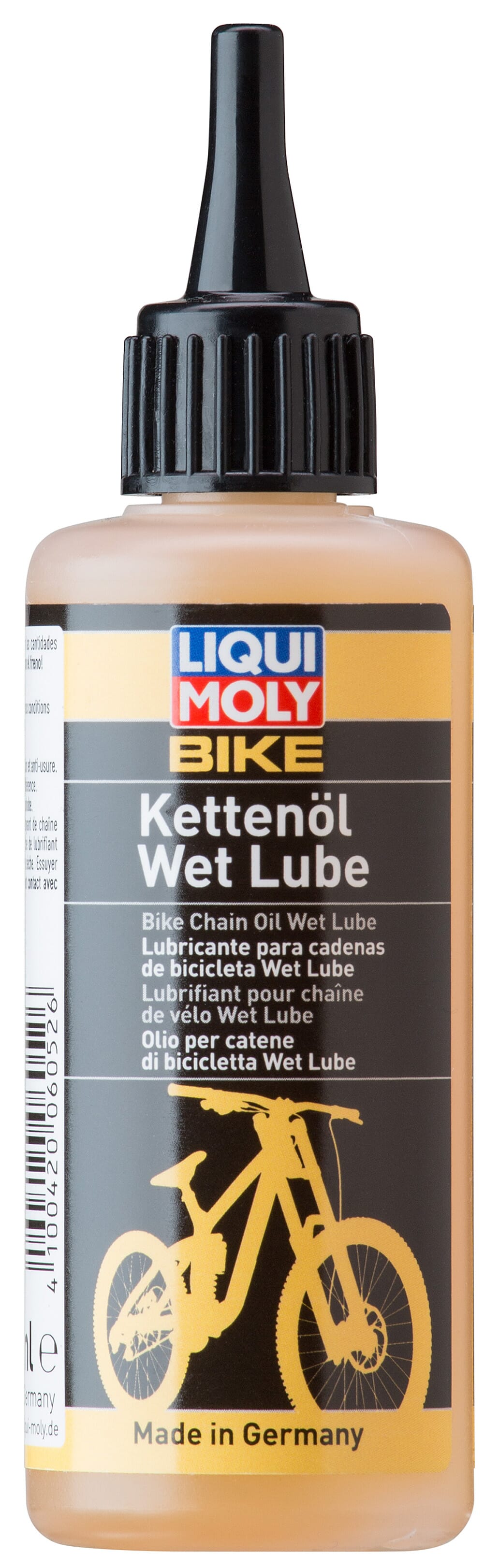 Liqui Moly wet lubricating oil for bicycle chains on e-bikes Liqui Moly wet lubricating oil for bicycle chains on e-bikes