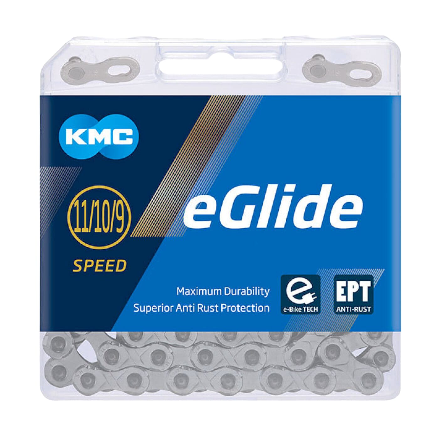 KMC eGlide EPT eBike chain for Shimano CUES 9-speed/10-speed/11-speed