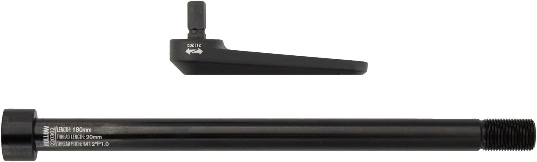 Haibike thru axle kit for All MTN models - M12x1.0