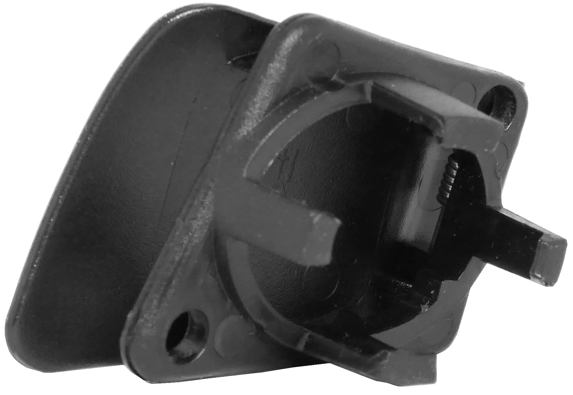 KTM charging socket cover matt, black, bottom side