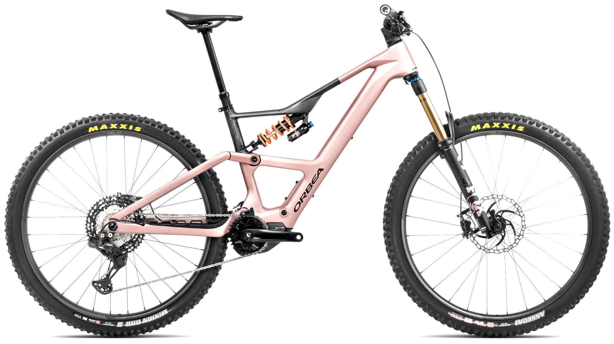 Orbea Rise LT M-Team Desert Rose - Carbon Raw (Matt)