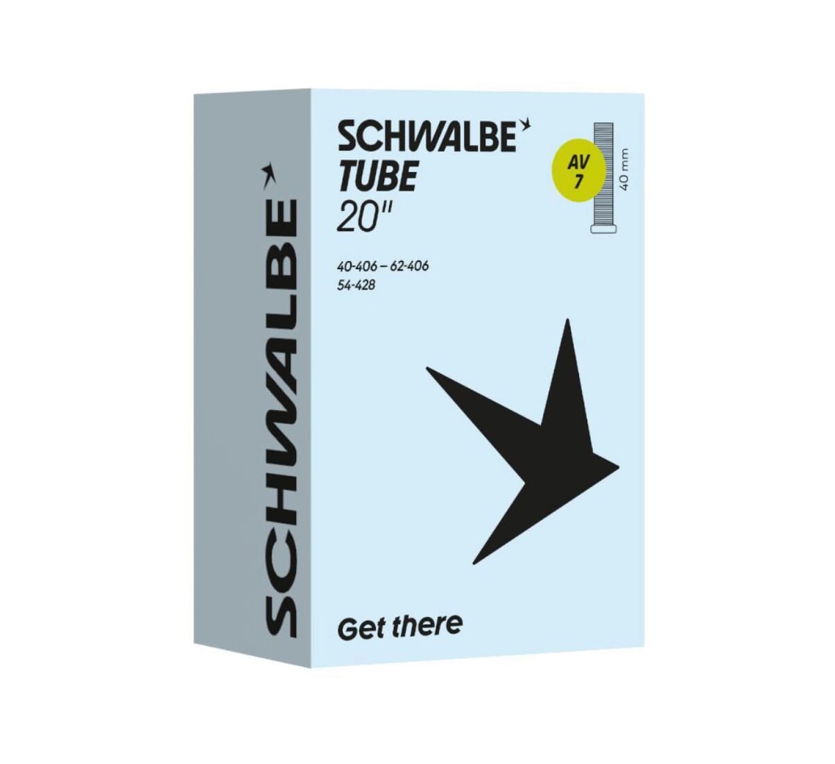 Schwalbe - Chambre à air  AV7 40-62/406