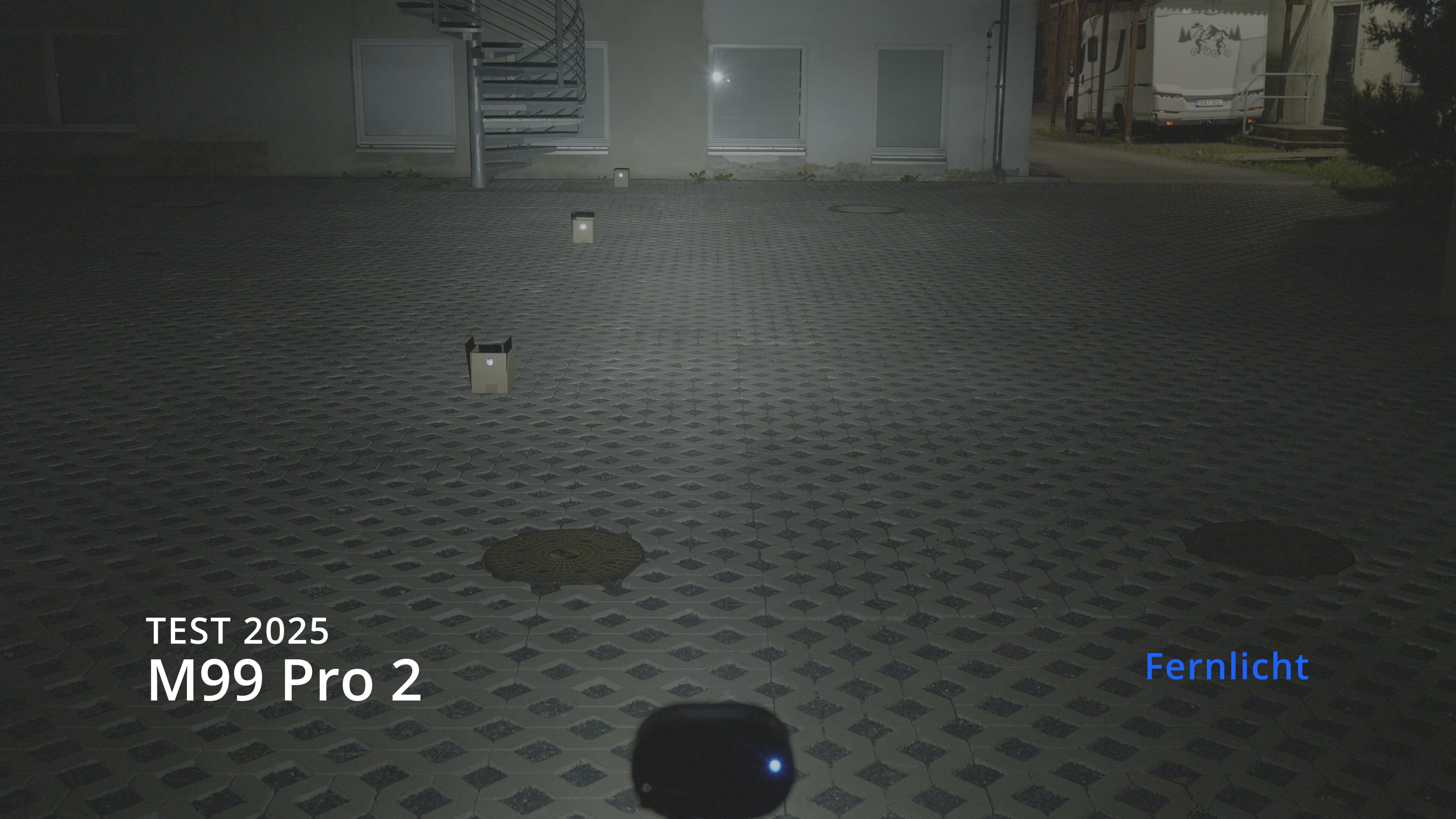 Supernova M99 Pro 2 - Headlight test high beam