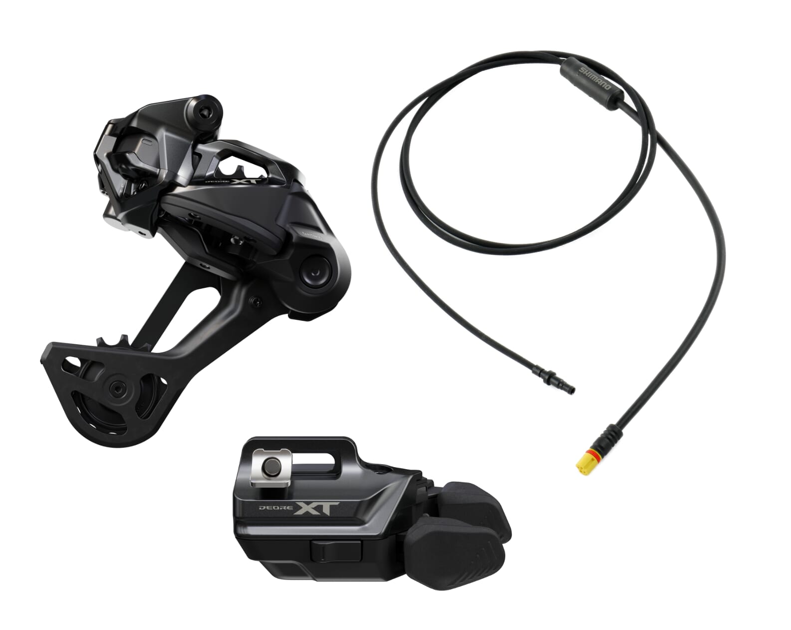 Shimano Deore XT Di2 retrofit set for Bosch Smart System 12-speed shifter with I-Spec EV