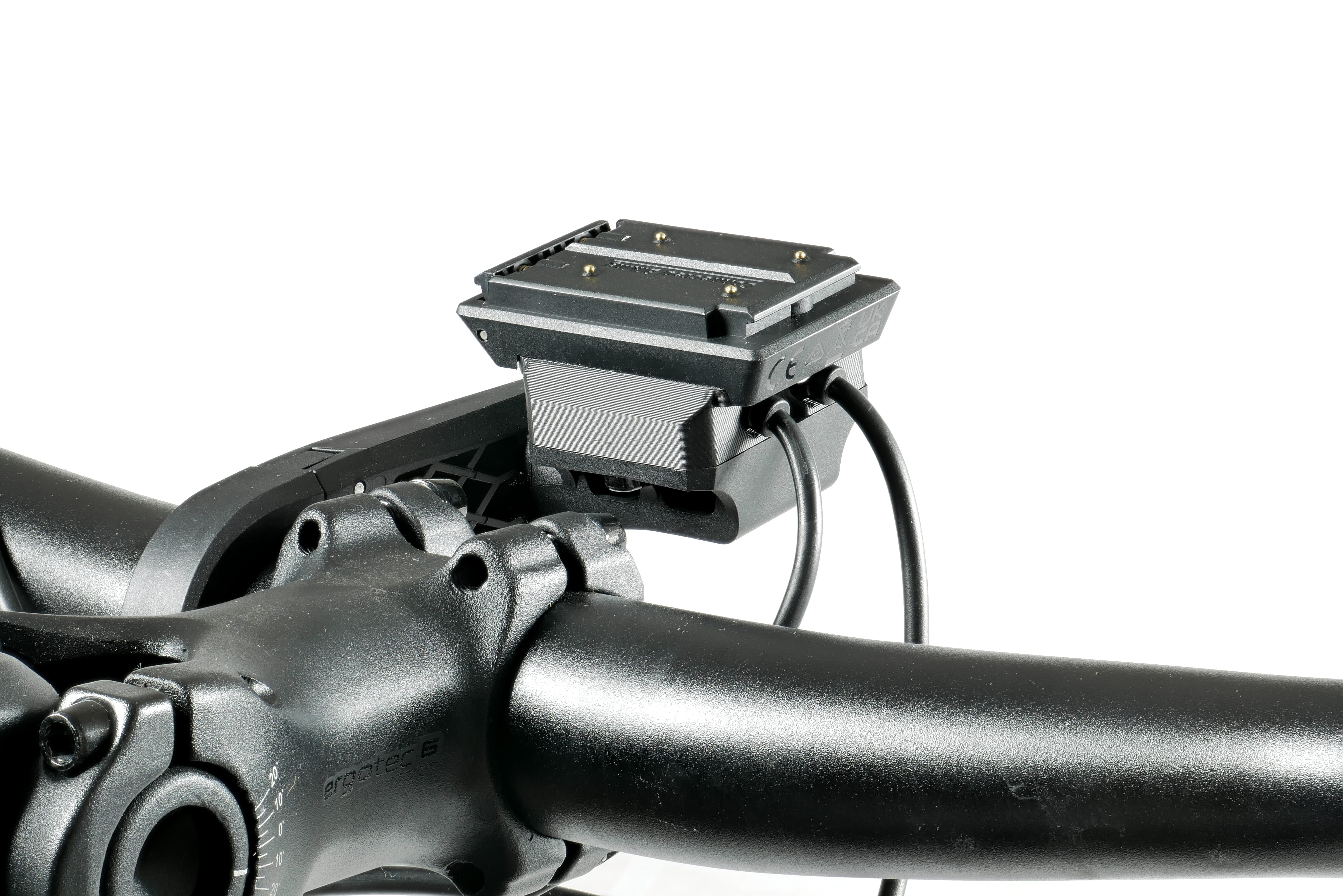 Bosch SmartphoneGrip vertical adapter mounted without SmartphoneGrip