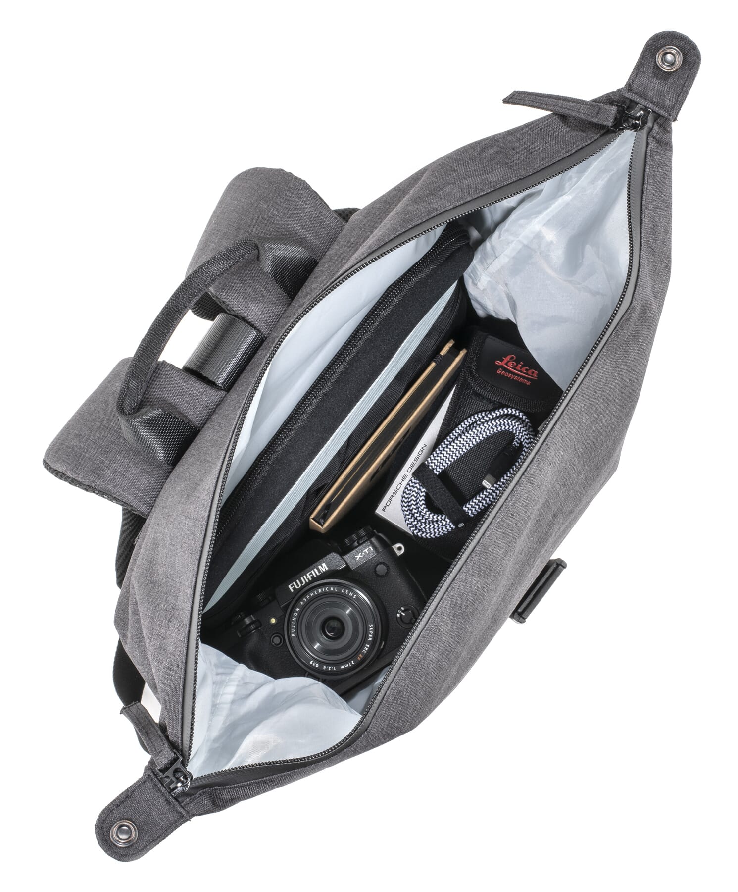 Moustache backpack Clark 17 litres - interior view