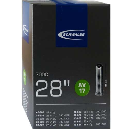 Schwalbe tube AV17 28" 700C
