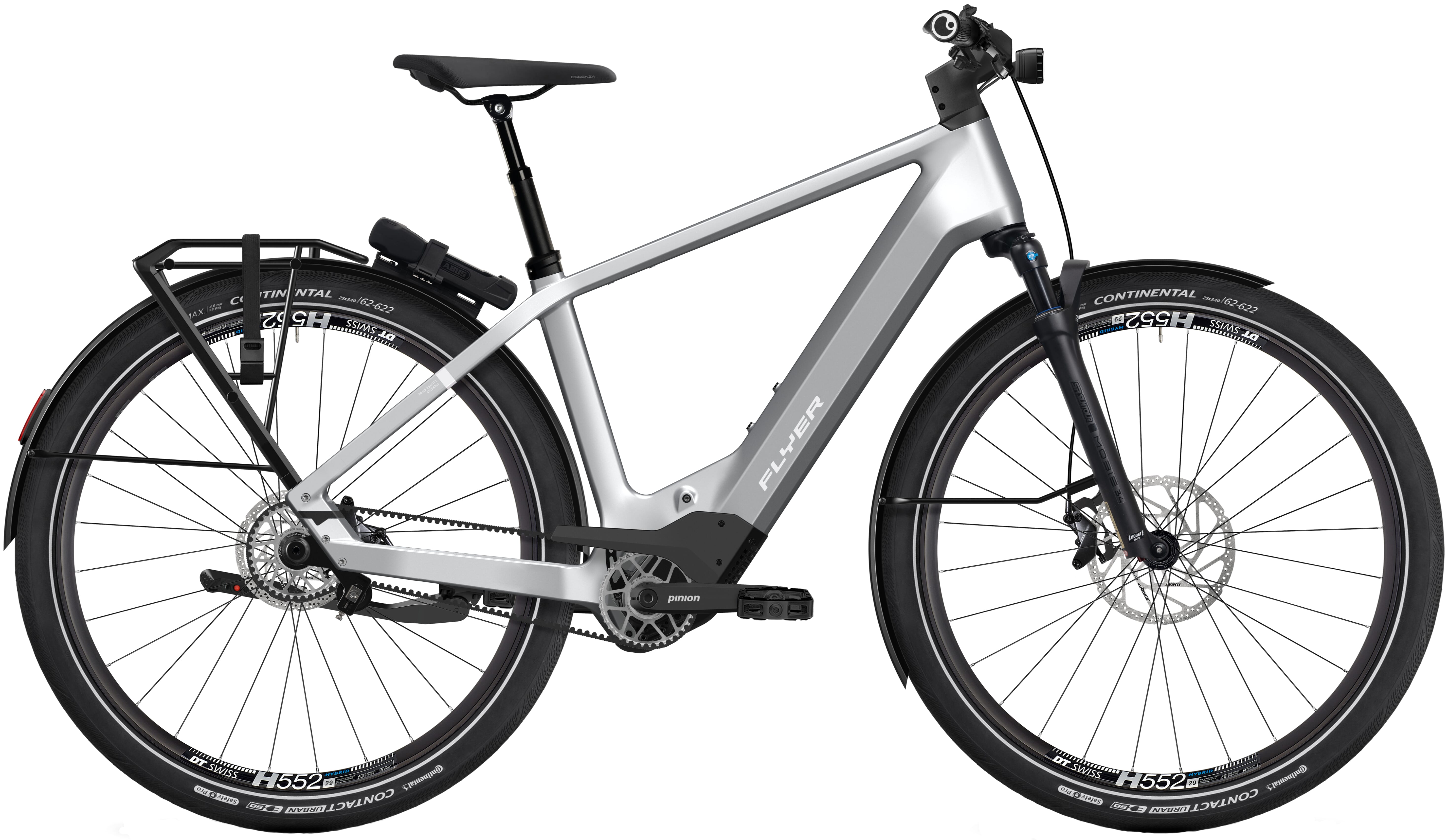 Flyer Upstreet TR-CF 7.63 2026 - Cast Silver Gloss