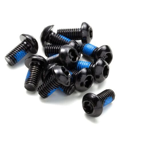 Reverse e-bike brake disc bolt set - blue