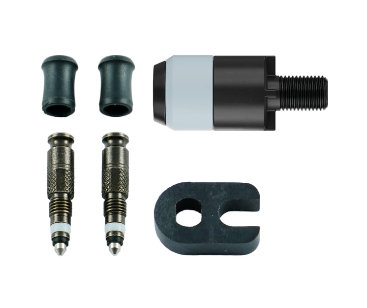Schwalbe Clik Valve Ventil-Nachrüstset inkl. Pumpenkopfadapter SV zu SCV