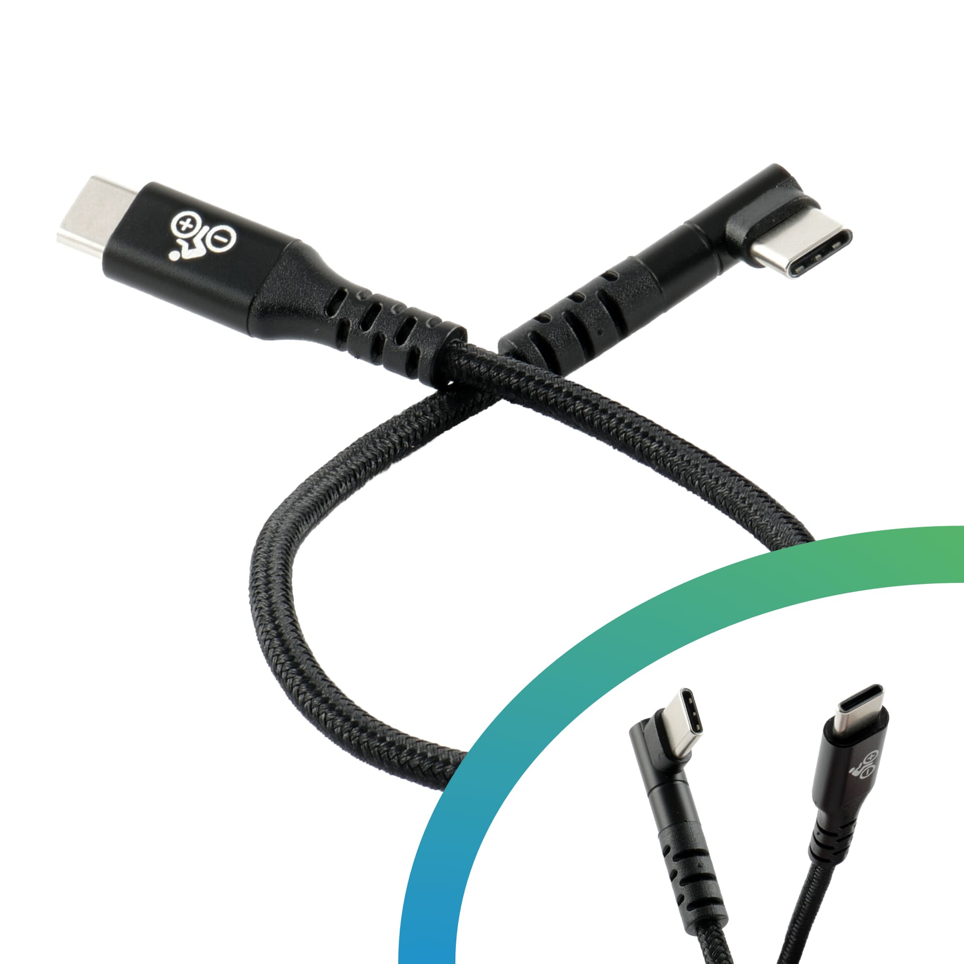 EBIKE24 - E-Bike USB-C Ladekabel - 90° abgewinkelt