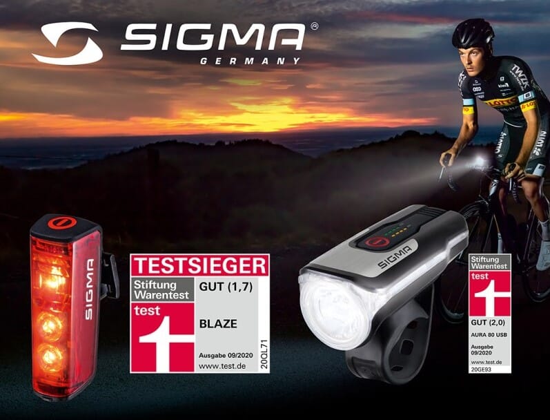 Sigma bike lighting set Sport Aura 80 USB & Blaze